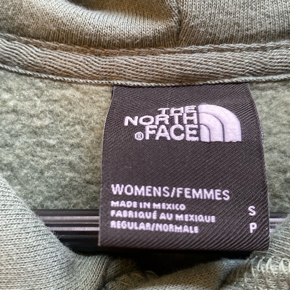 North face Womens pullover hoodie sweatshirt fleeced-lined Size Sm kangaroo pckt - Picture 7 of 13